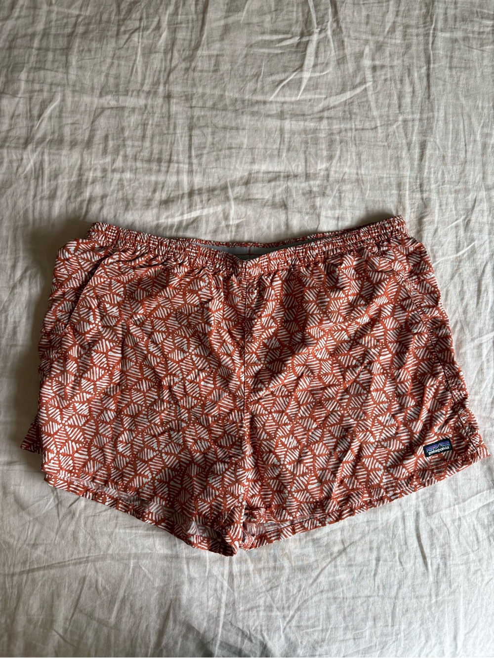 Patagonia baggie shorts print drawstring 4 inch lightweight hiking beach XL